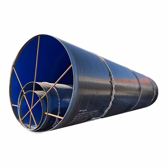 S275j0 6mm-20mm Thick API 5L X42 X52 X56 X60 Steel Pipe SSAW Welded Spiral Steel Pipe Used for Water Well Casing Pipe Factory Price