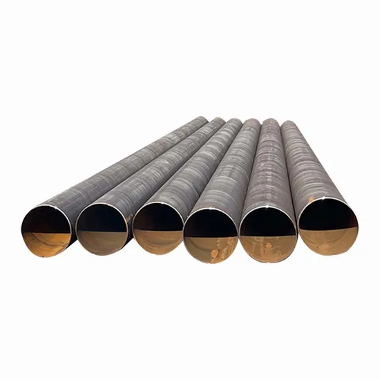 S275j0 6mm-20mm Thick API 5L X42 X52 X56 X60 Steel Pipe SSAW Welded Spiral Steel Pipe Used for Water Well Casing Pipe Factory Price