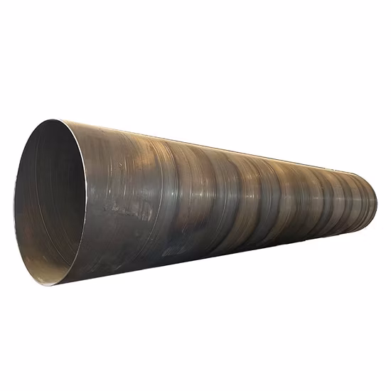 S275j0 6mm-20mm Thick API 5L X42 X52 X56 X60 Steel Pipe SSAW Welded Spiral Steel Pipe Used for Water Well Casing Pipe Factory Price