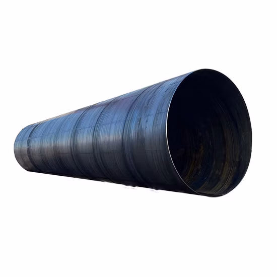S275j0 6mm-20mm Thick API 5L X42 X52 X56 X60 Steel Pipe SSAW Welded Spiral Steel Pipe Used for Water Well Casing Pipe Factory Price